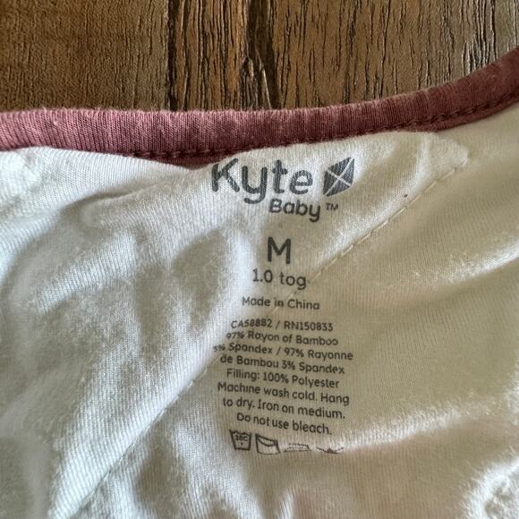 Kyte Baby Sleep Bag in Dusty Rose Herringbone 1.0 - Size M - Picture 3 of 5